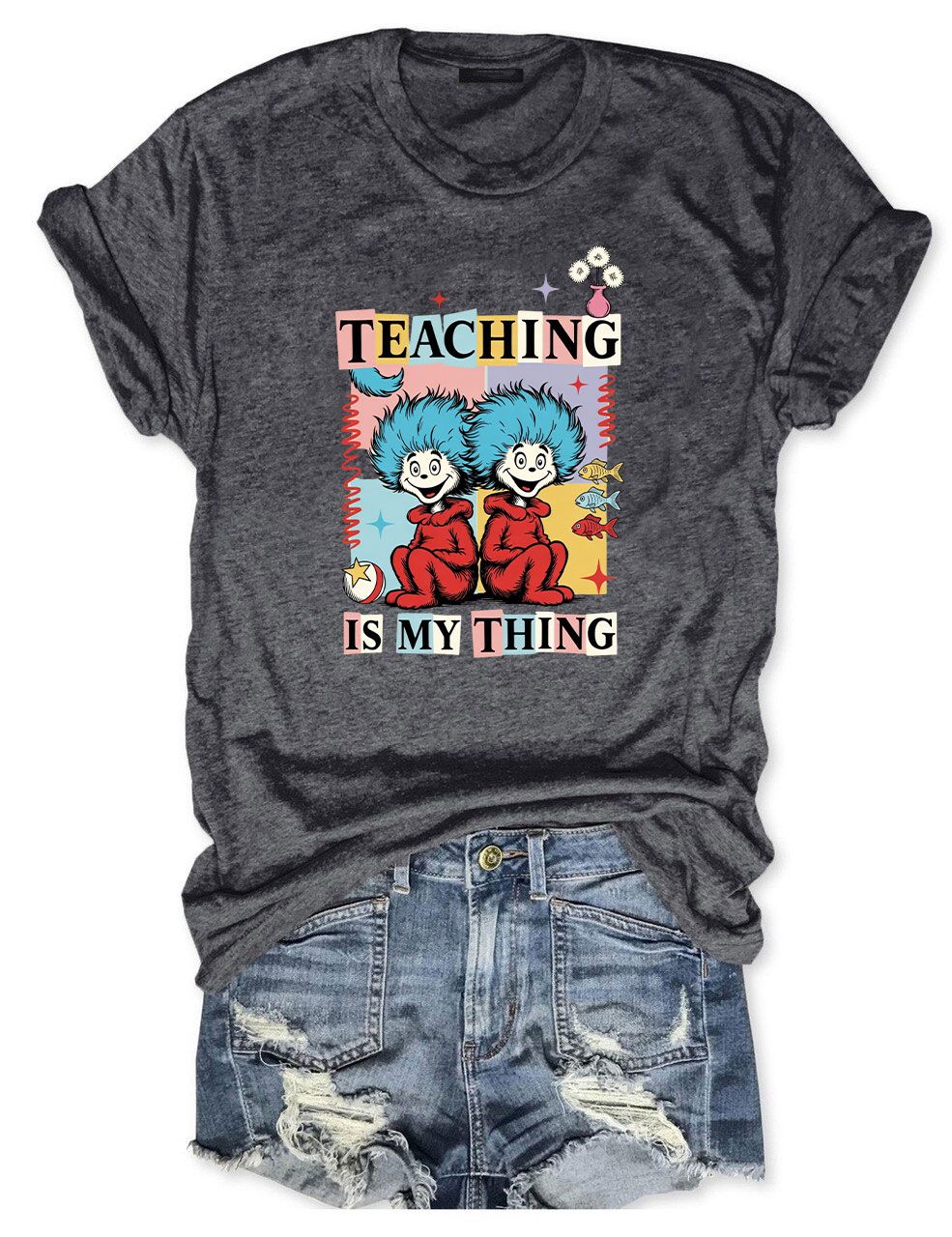 Read Across America Teaching Is My Thing Funny T-Shirt
