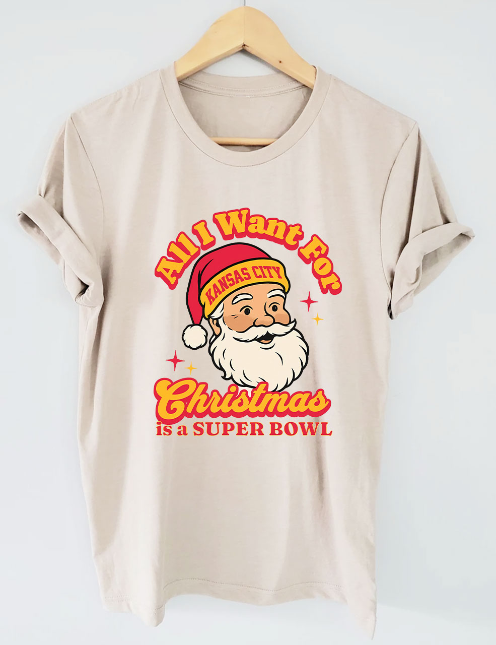Kansas City Football Christmas T-Shirt