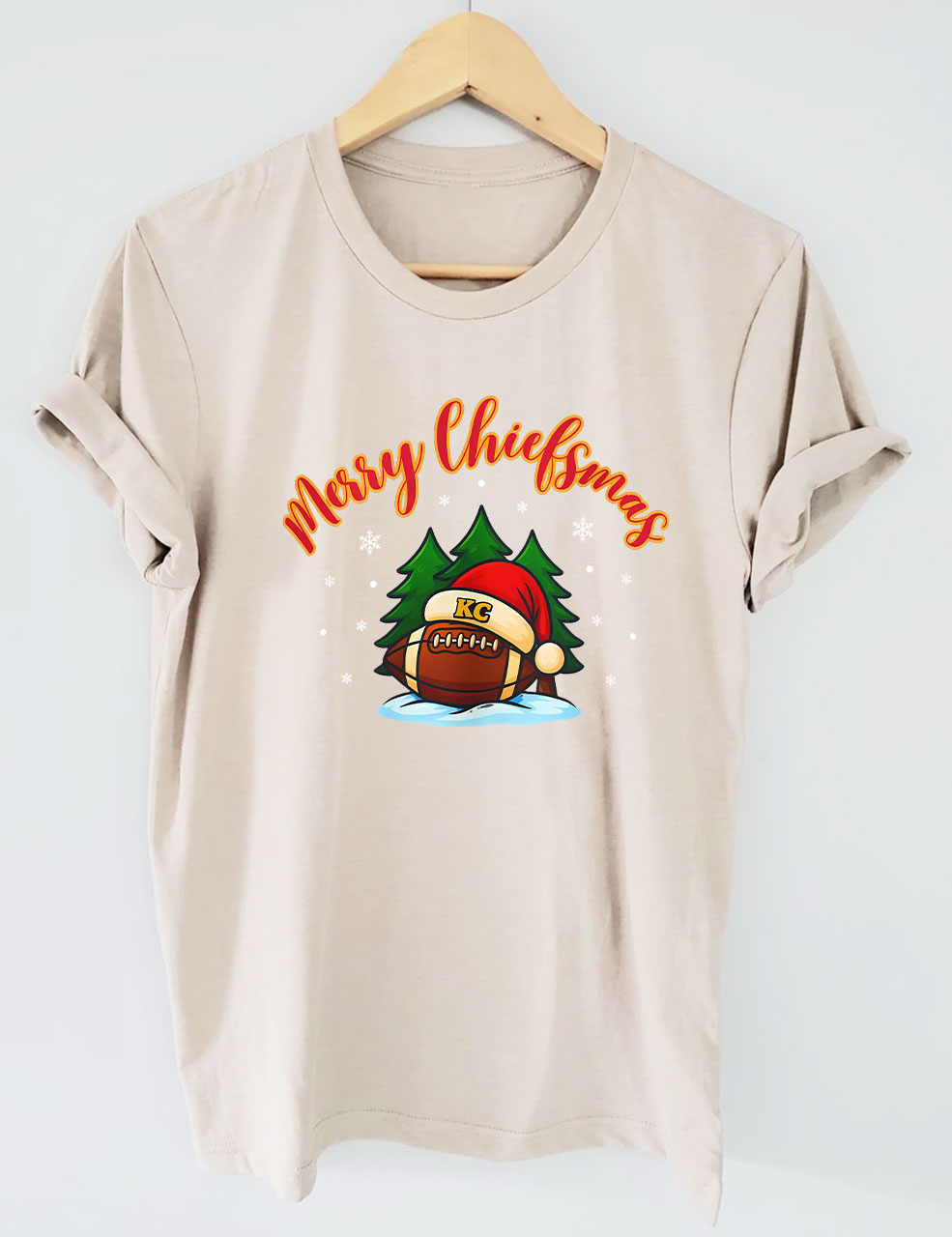Merry Chiefsmas Kansas City Football T-Shirt