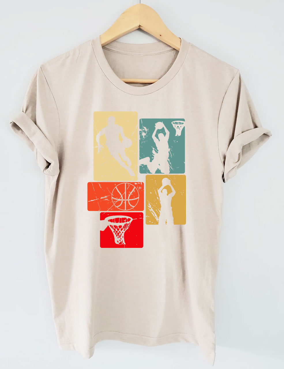 Retro Basketball T-shirt