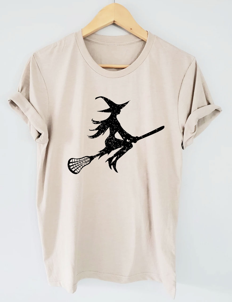 Sorta Spooky Witch Lacrosse T-shirt