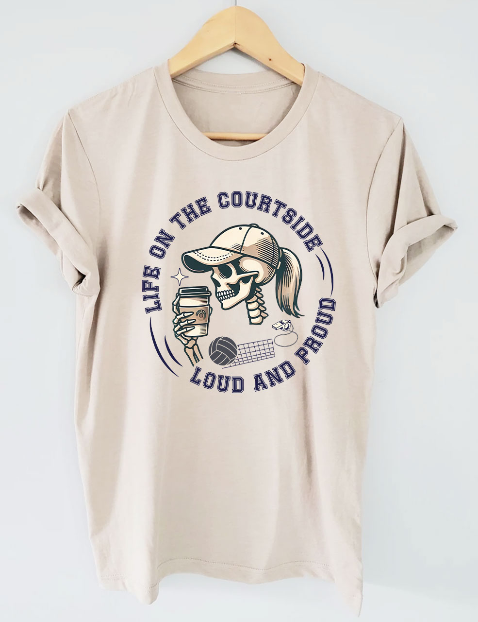 Proud Volleyball Mom T-shirt