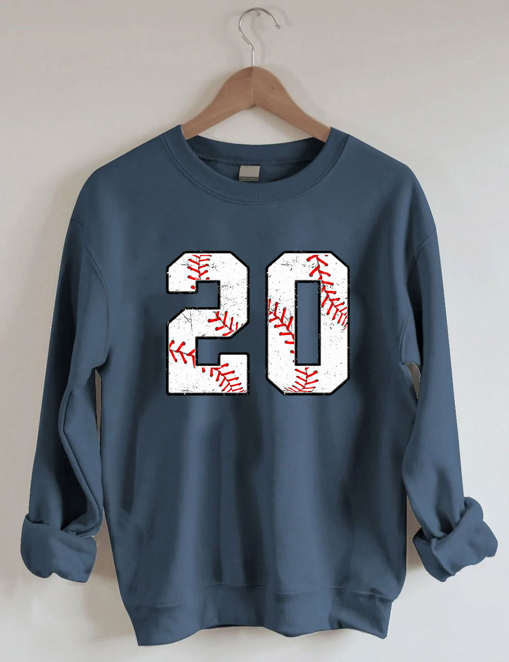 Baseball Customized Number Sweatshirt