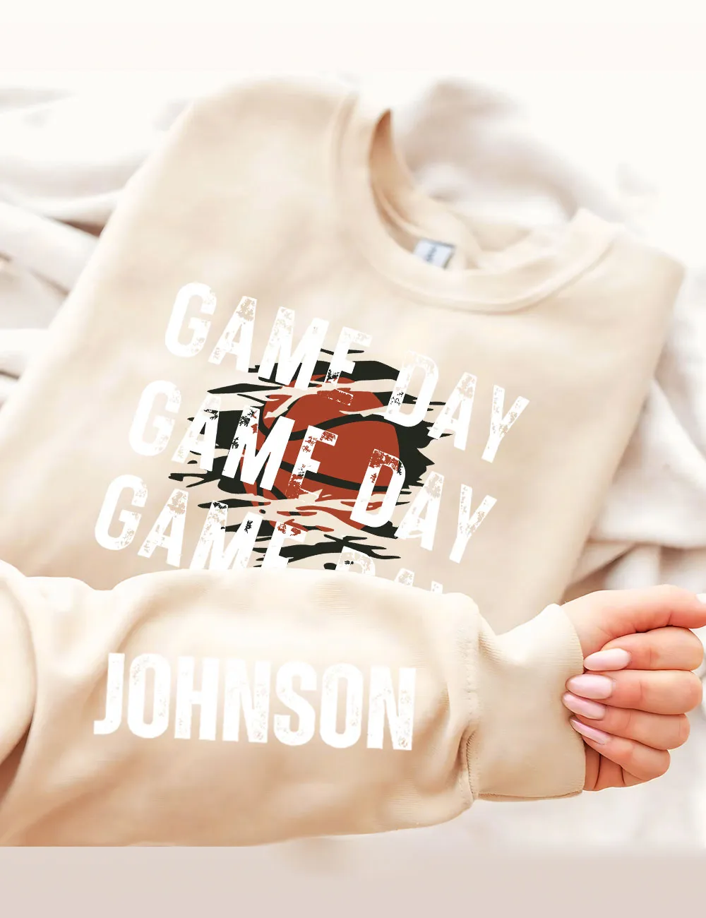 Custom Basketball Game Day Sweatshirt