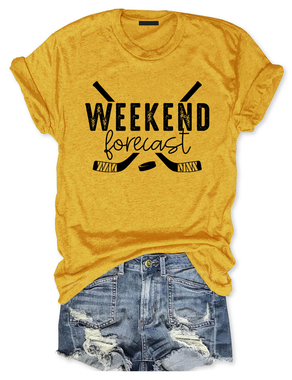 Weekend Forecast Hockey T-shirt