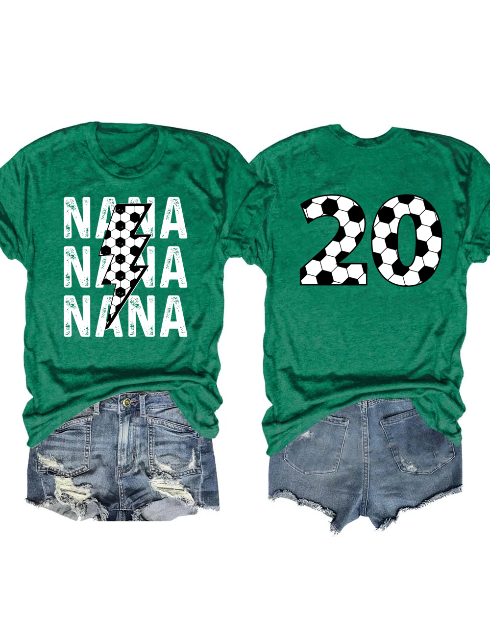 Custom Football Nana T-shirt