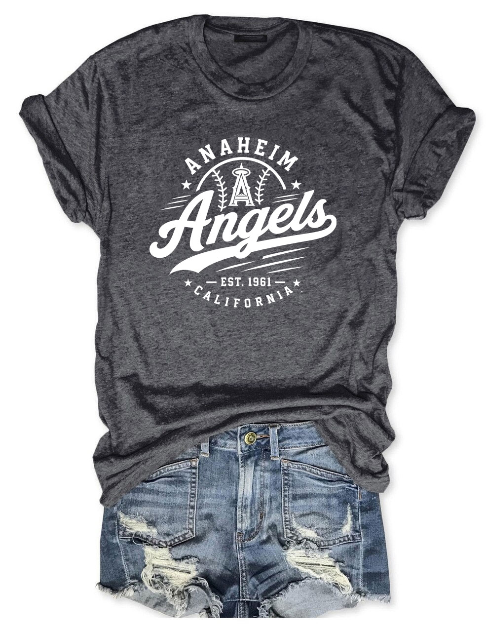Anaheim AngelsVintage California Baseball T-Shirt