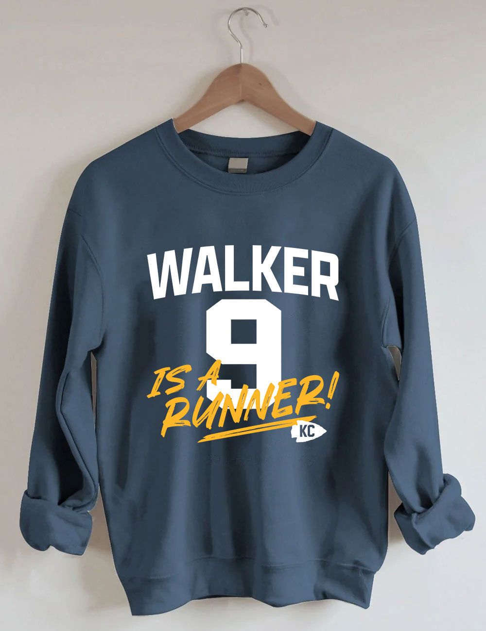 K9 Chiefs Football  Cute GhostWalker is a Runner Sweatshirt