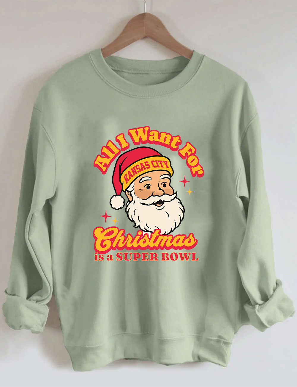Kansas City Football Christmas Sweatshirt