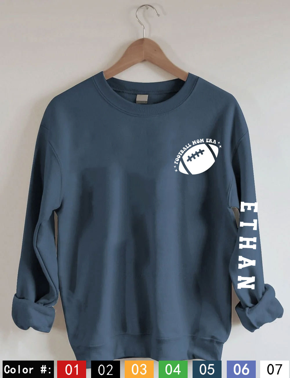 Custom Football Mom Era Sweatshirt