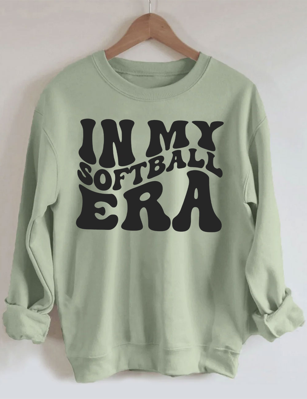 In My Softball Mom Era  Custom Sweatshirt