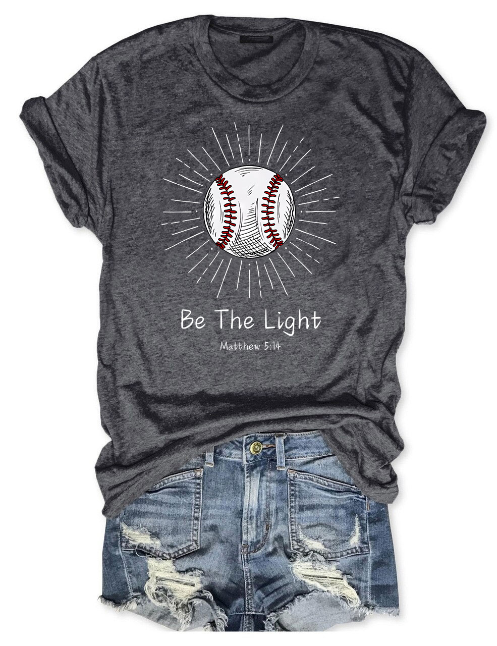 Be The Light Baseball T-shirt