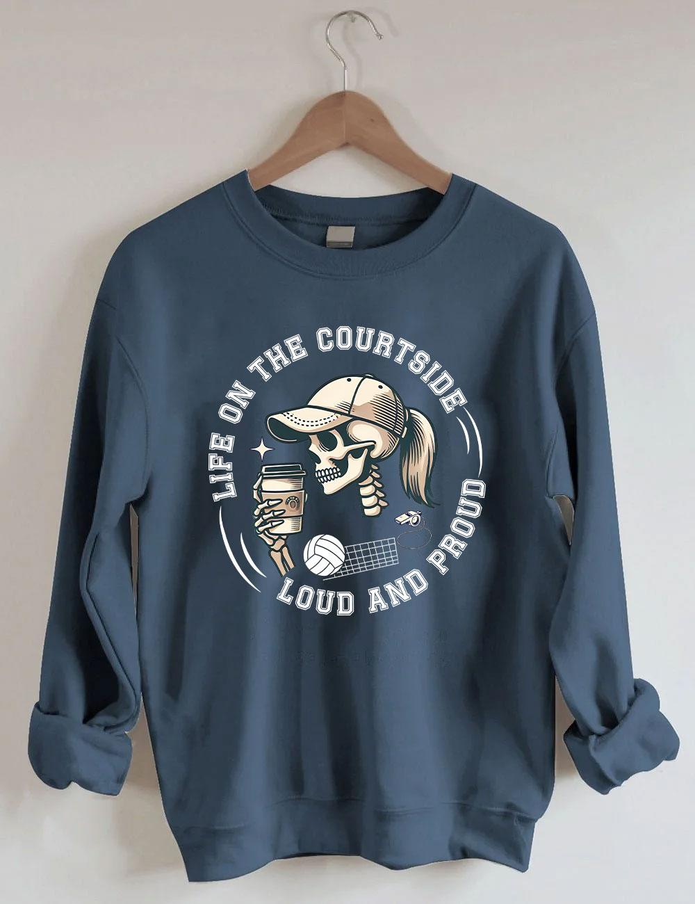 Proud Volleyball Mom Sweatshirt