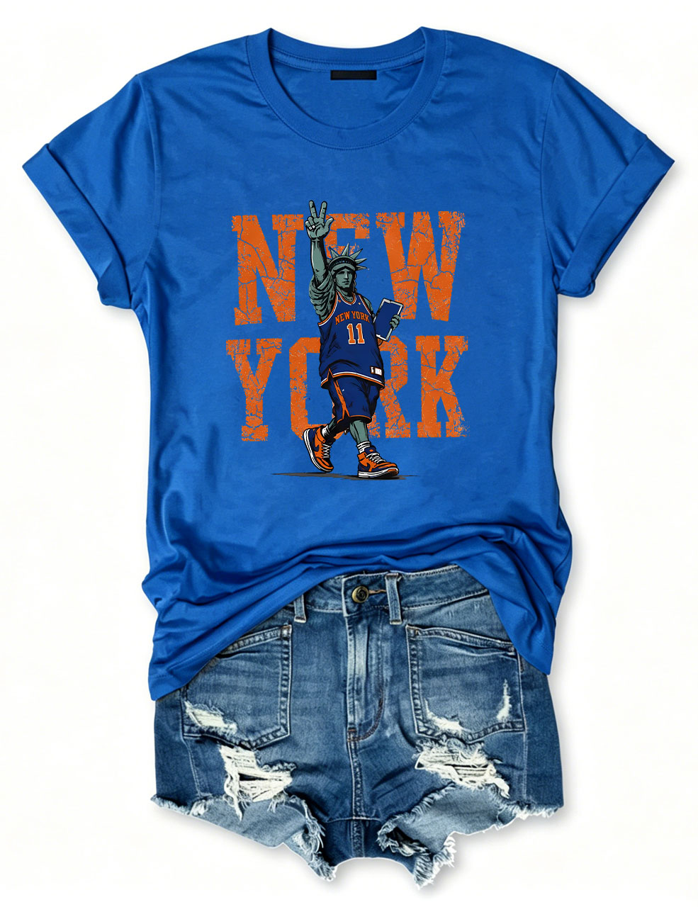Knicks Jalen Brunson New York  Basketball Funny  T-shirt