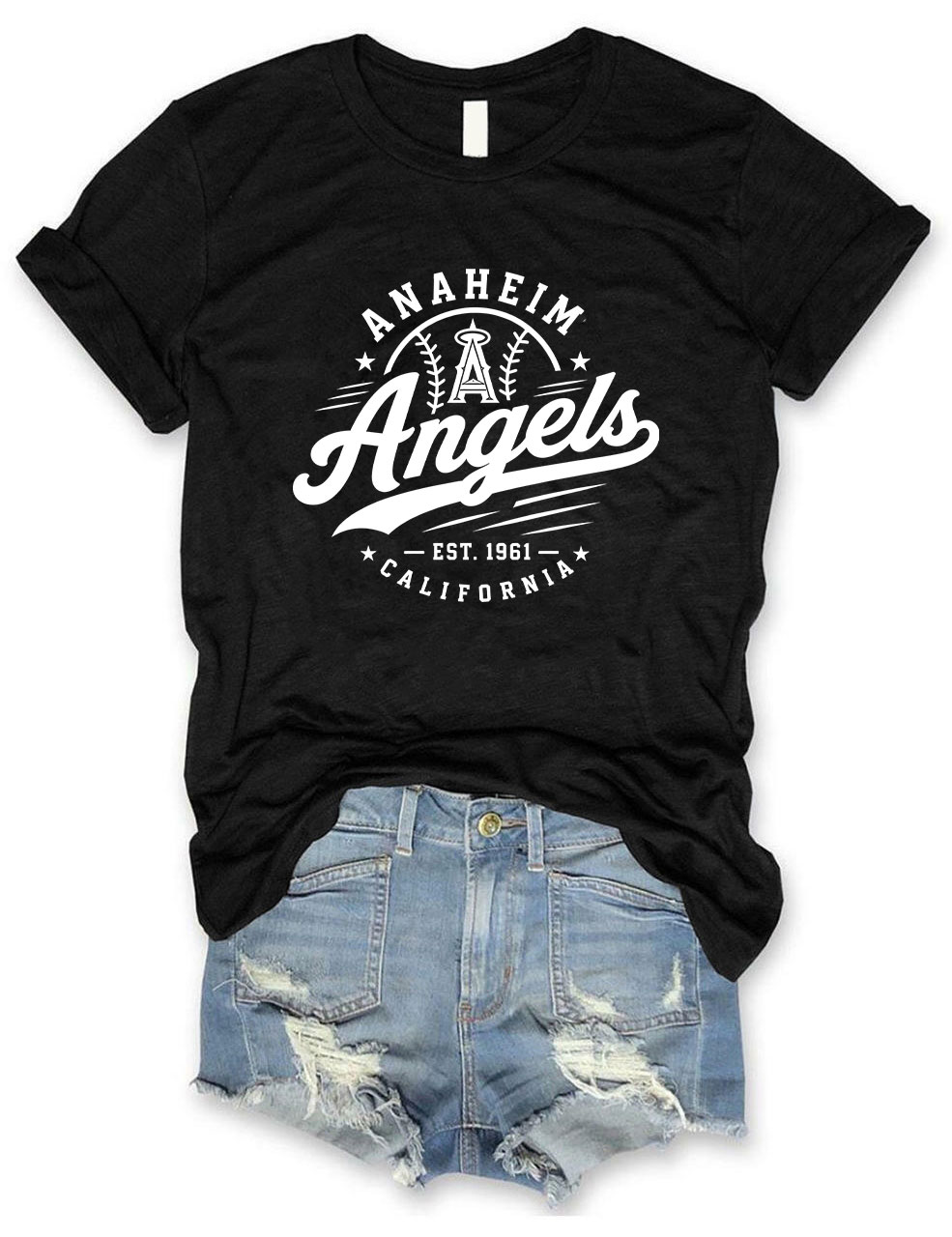 Anaheim AngelsVintage California Baseball T-Shirt