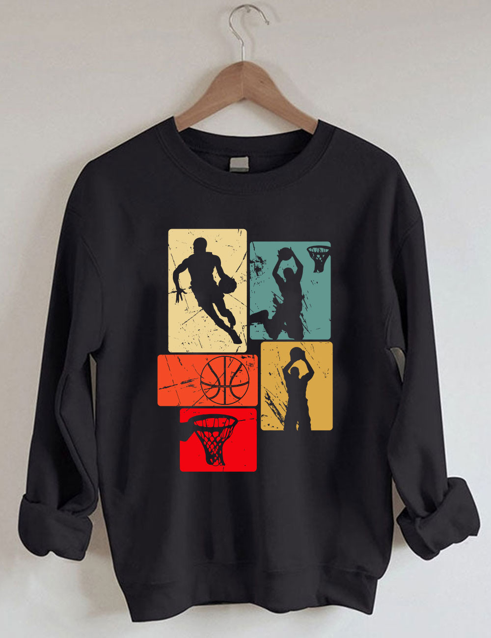 Retro Basketball Sweatshirt