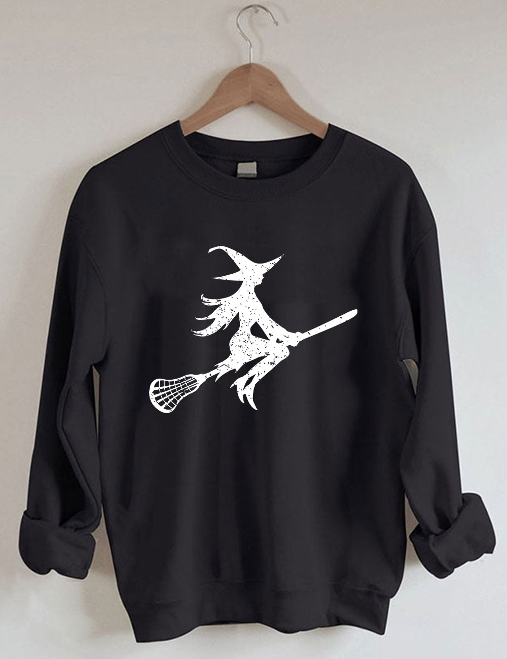 Sorta Spooky Witch Lacrosse Sweatshirt