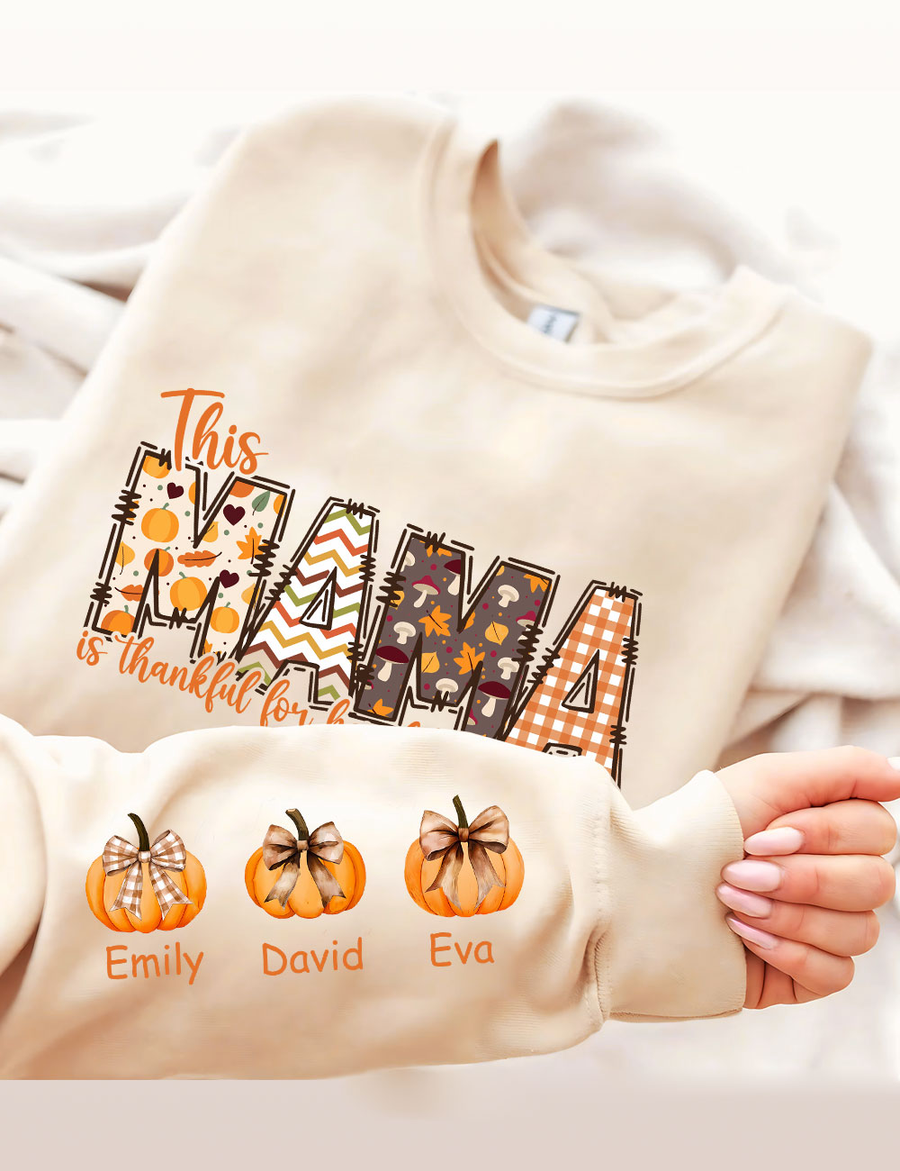 This Mama Is Thankful For Her Blessings Sweatshirt