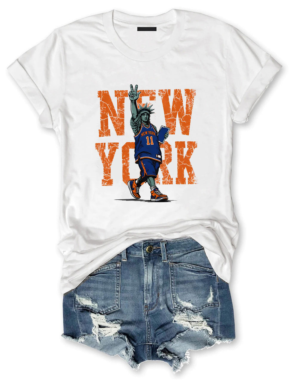 Knicks Jalen Brunson New York  Basketball Funny  T-shirt