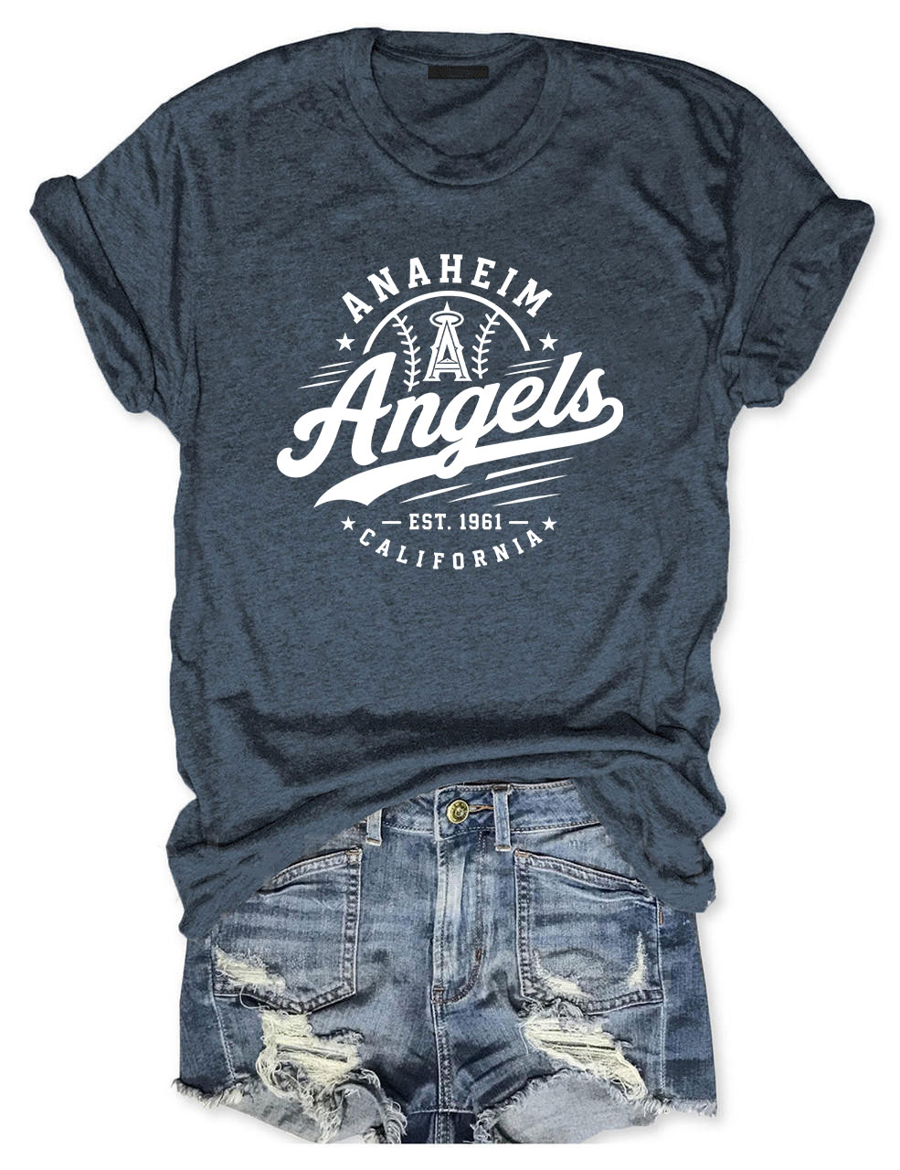 Anaheim AngelsVintage California Baseball T-Shirt