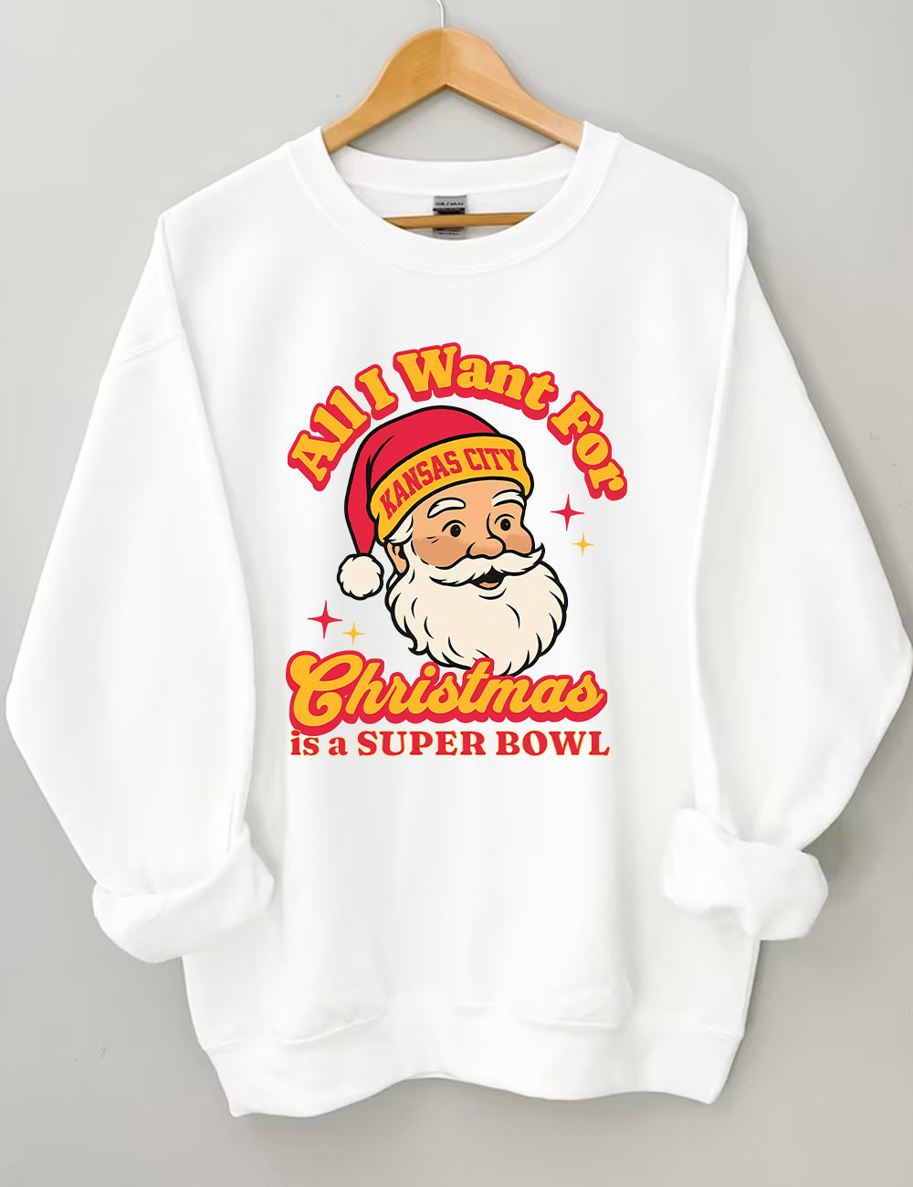 Kansas City Football Christmas Sweatshirt