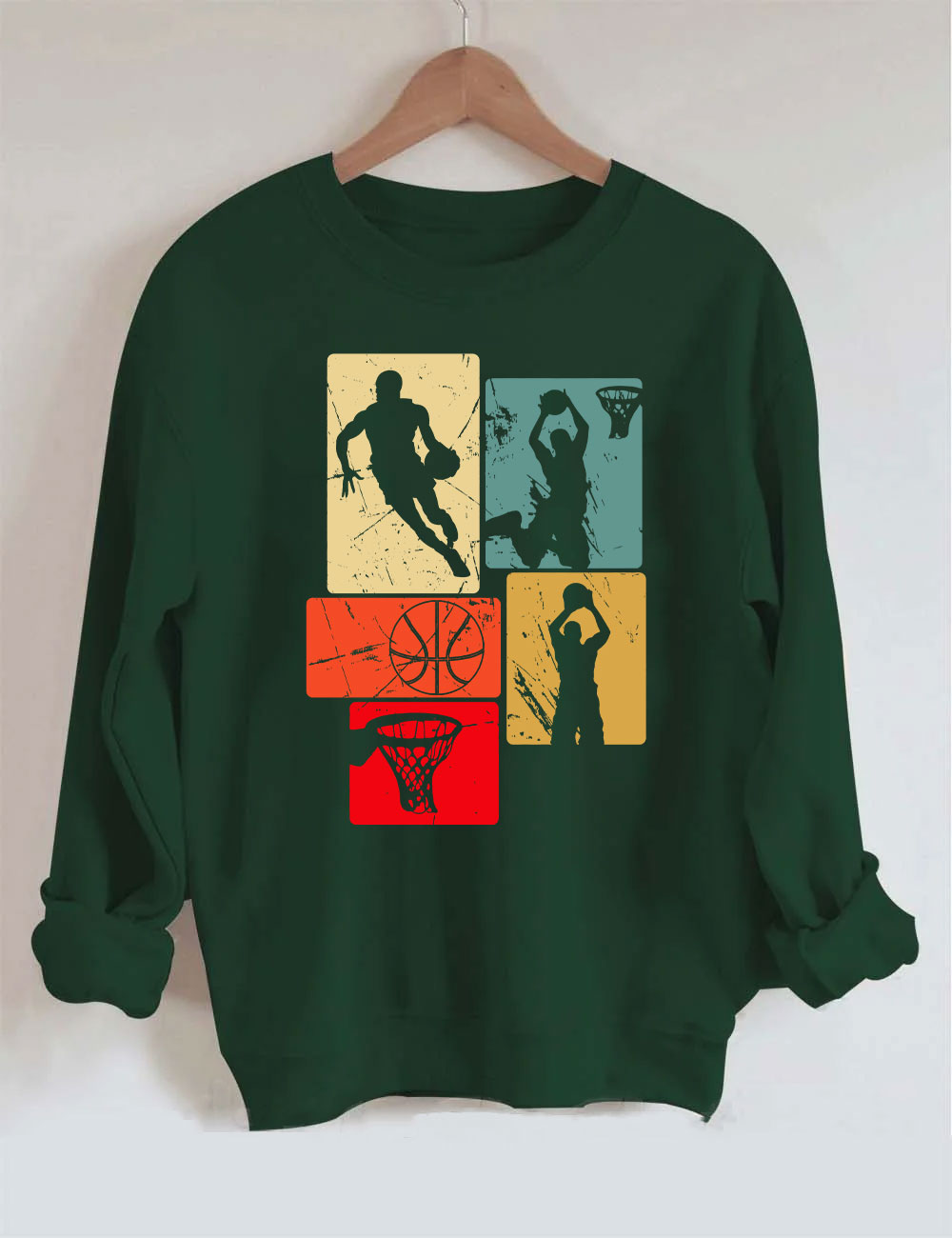 Retro Basketball Sweatshirt