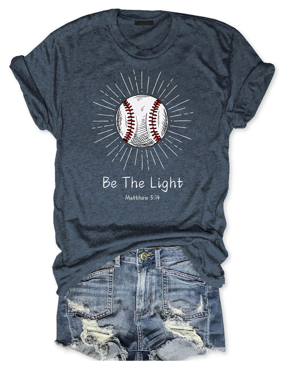 Be The Light Baseball T-shirt