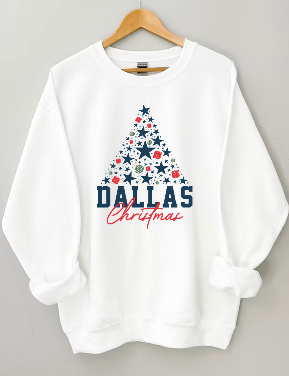 Dallas Cowboys Christmas Tree Football Sweatshirt