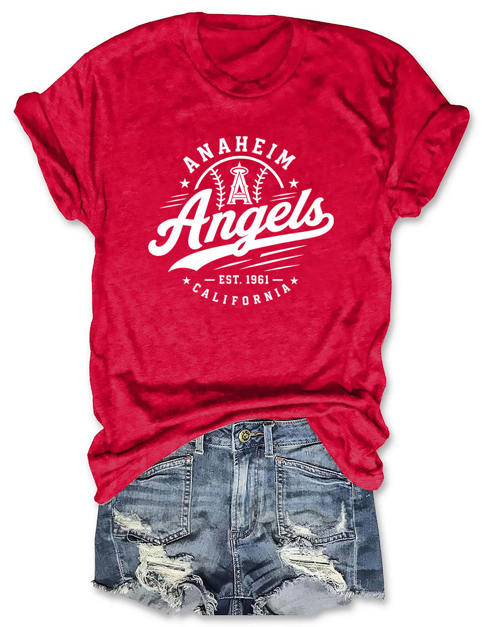 Anaheim AngelsVintage California Baseball T-Shirt