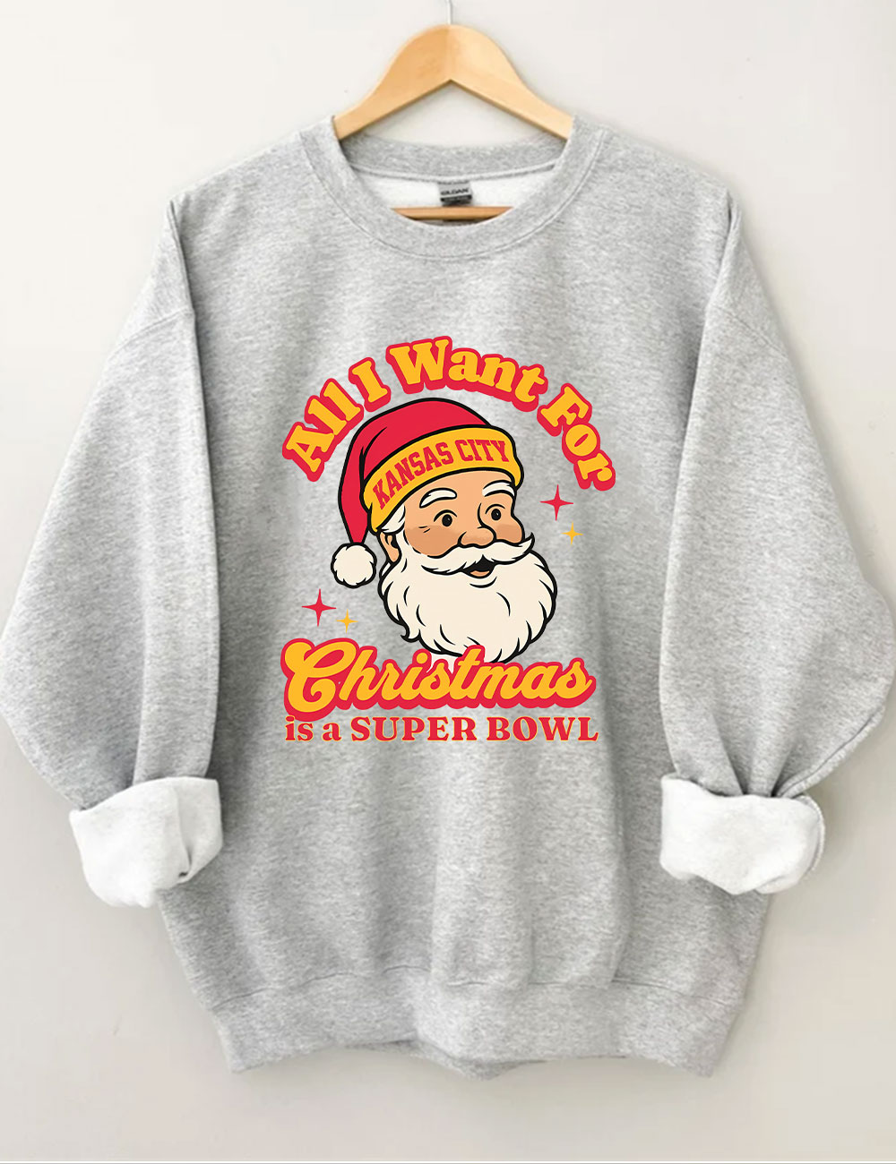 Kansas City Football Christmas Sweatshirt