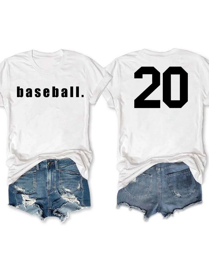 Baseball Custom T-shirt