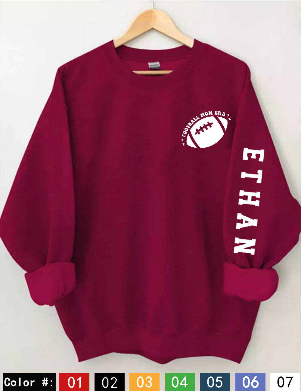 Custom Football Mom Era Sweatshirt