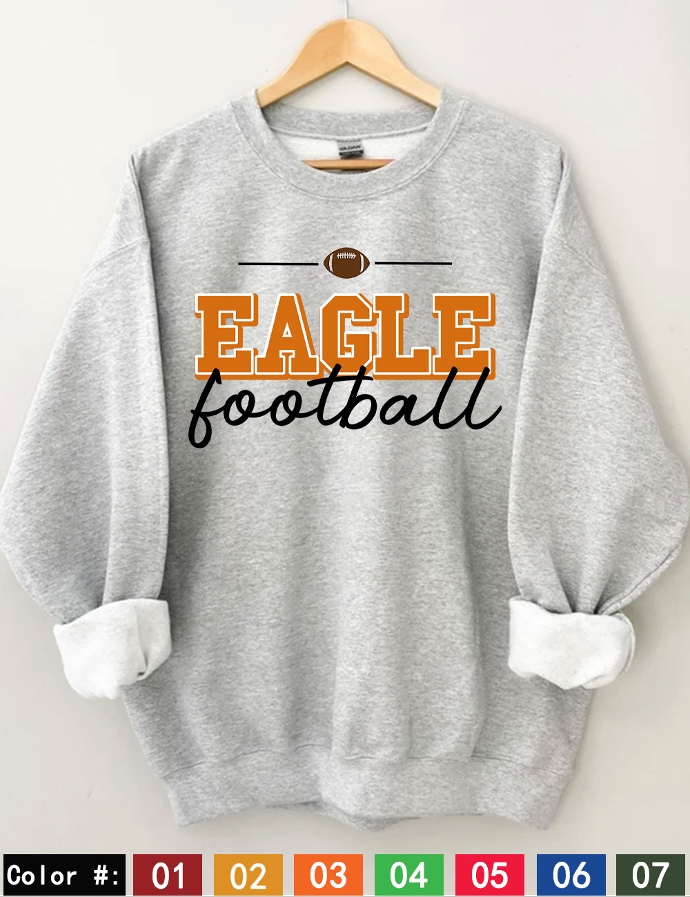 Custom Football Sweatshirt
