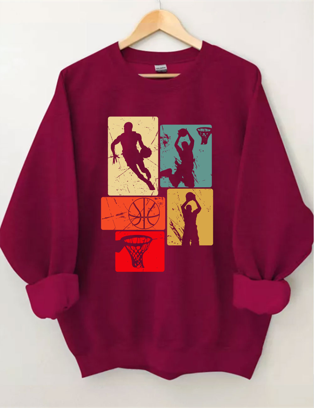 Retro Basketball Sweatshirt