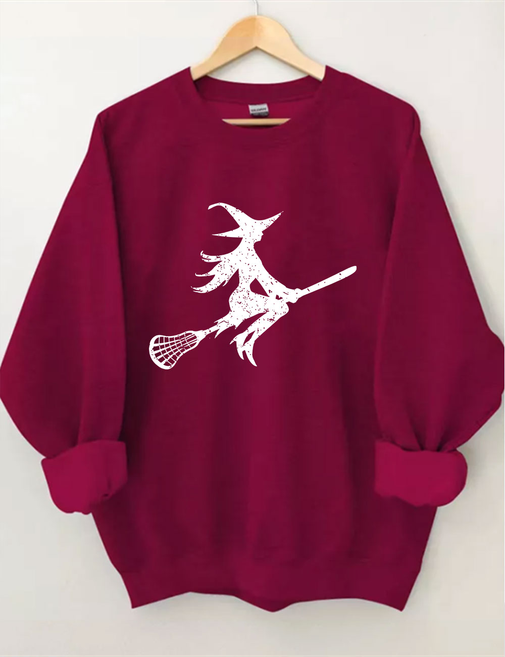 Sorta Spooky Witch Lacrosse Sweatshirt