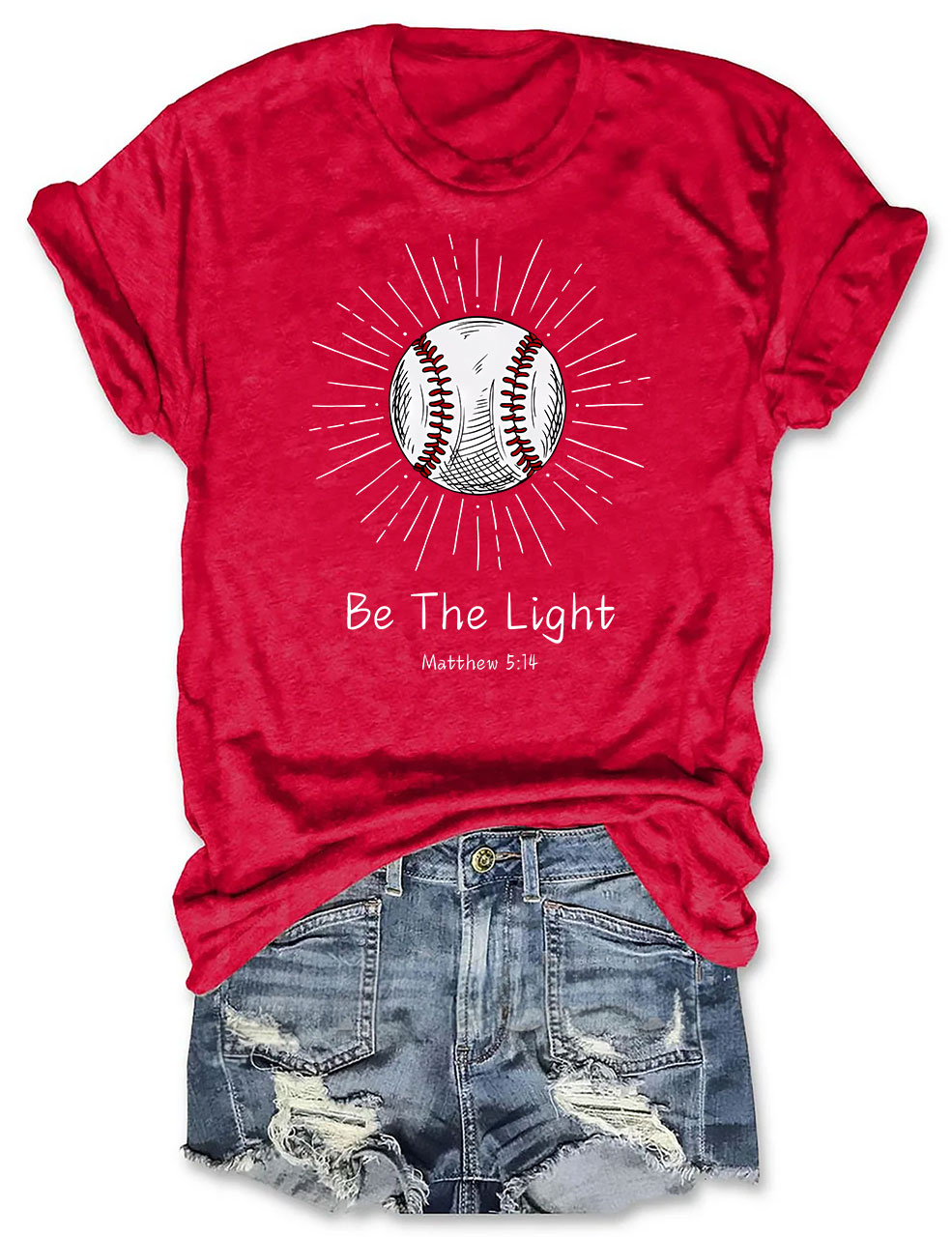 Be The Light Baseball T-shirt