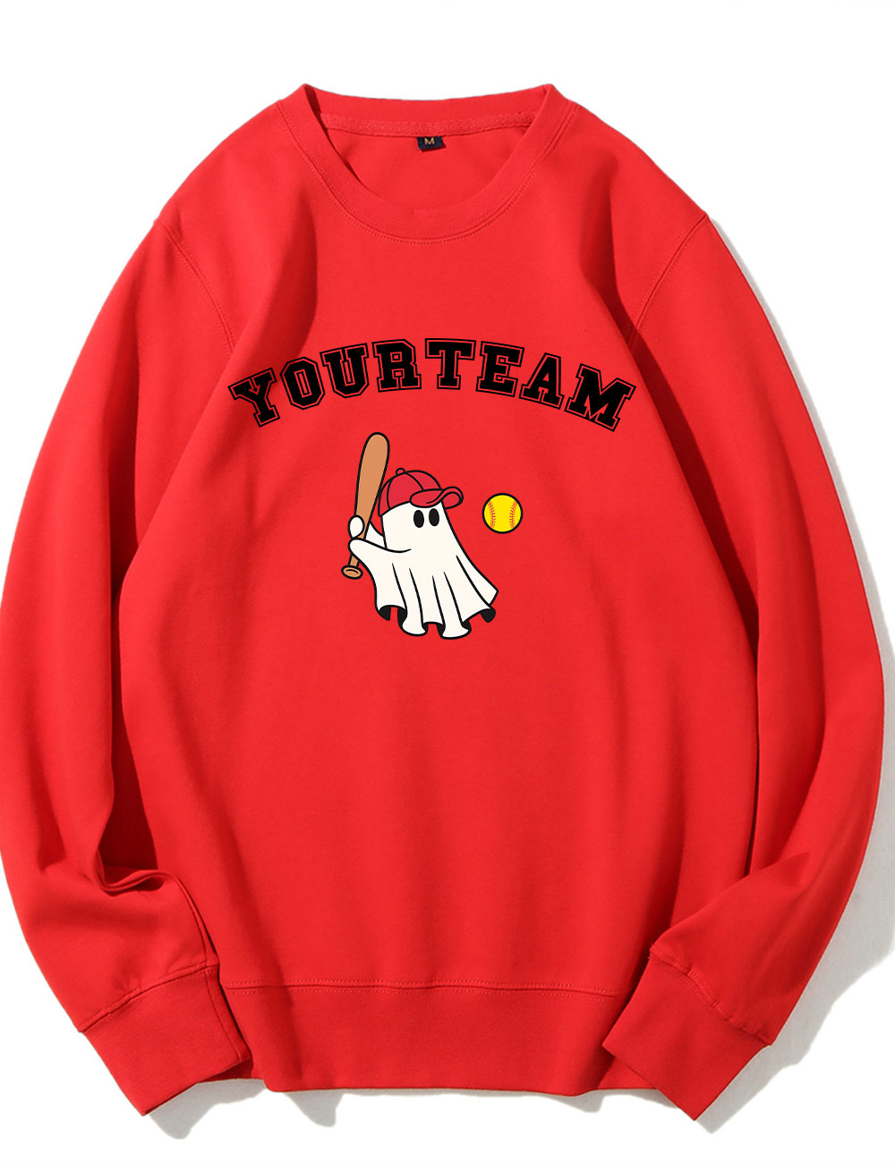 Custom Ghost Softball Funny Sweatshirt
