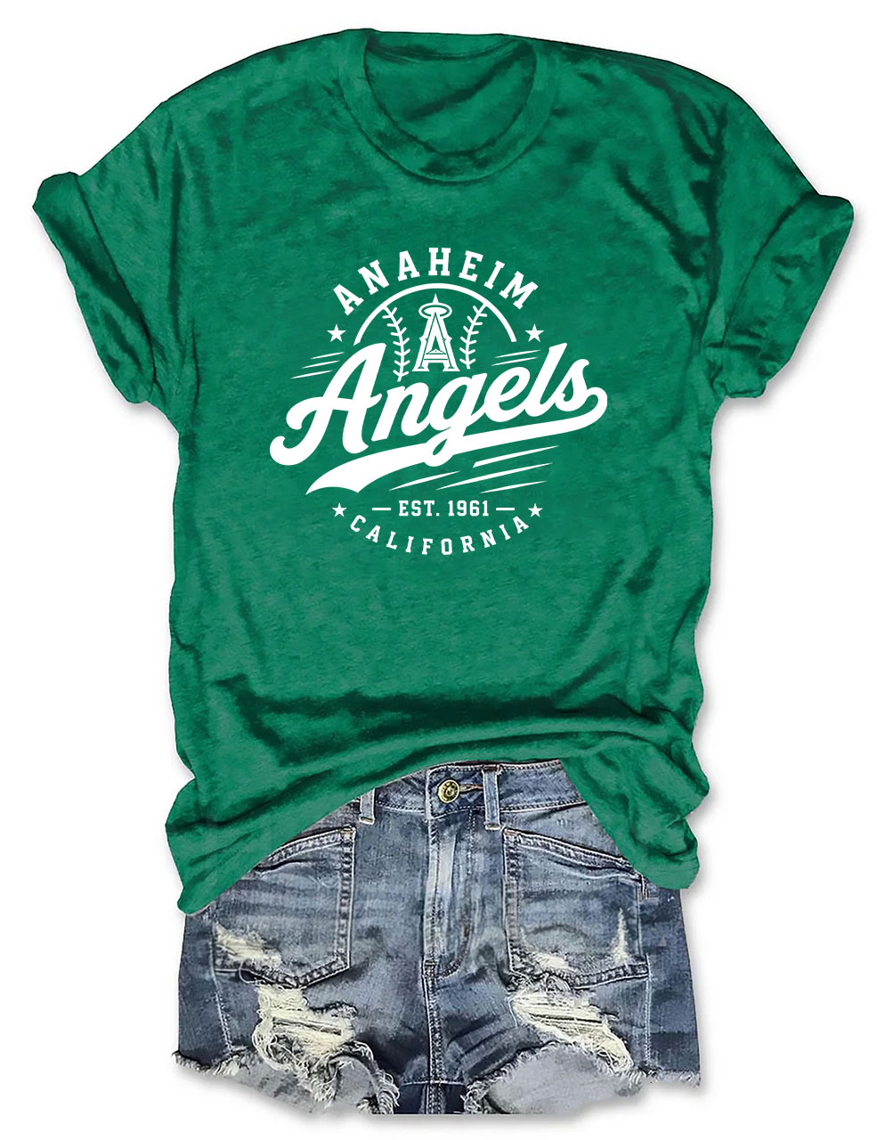 Anaheim AngelsVintage California Baseball T-Shirt