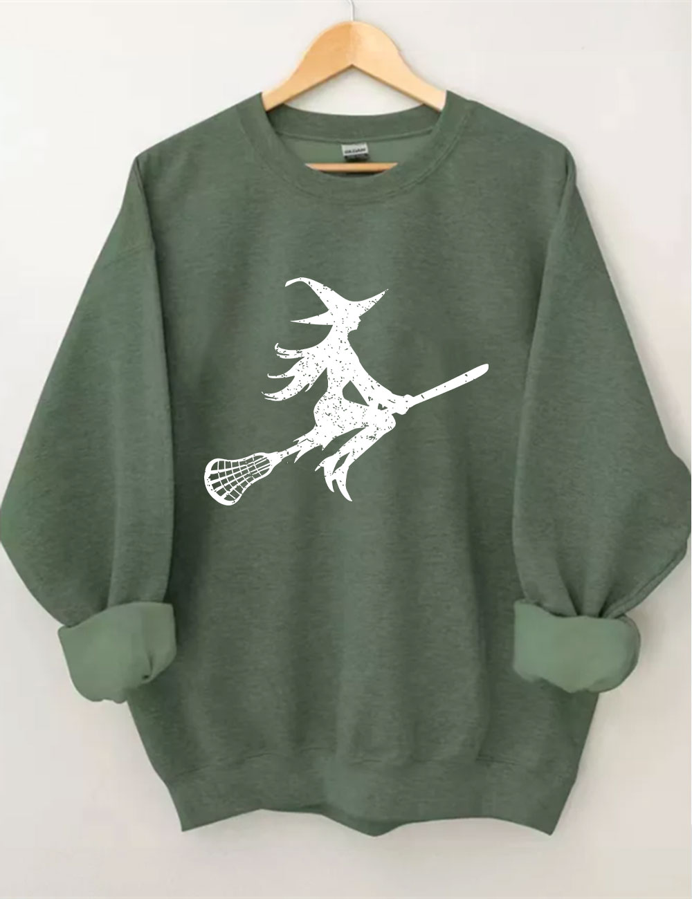 Sorta Spooky Witch Lacrosse Sweatshirt