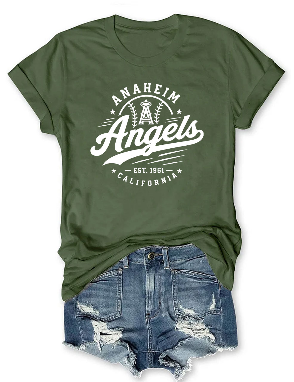 Anaheim AngelsVintage California Baseball T-Shirt