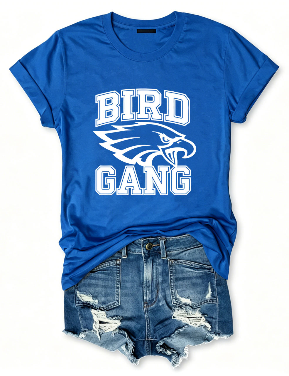 Bird Gang Eagle Football T-Shirt