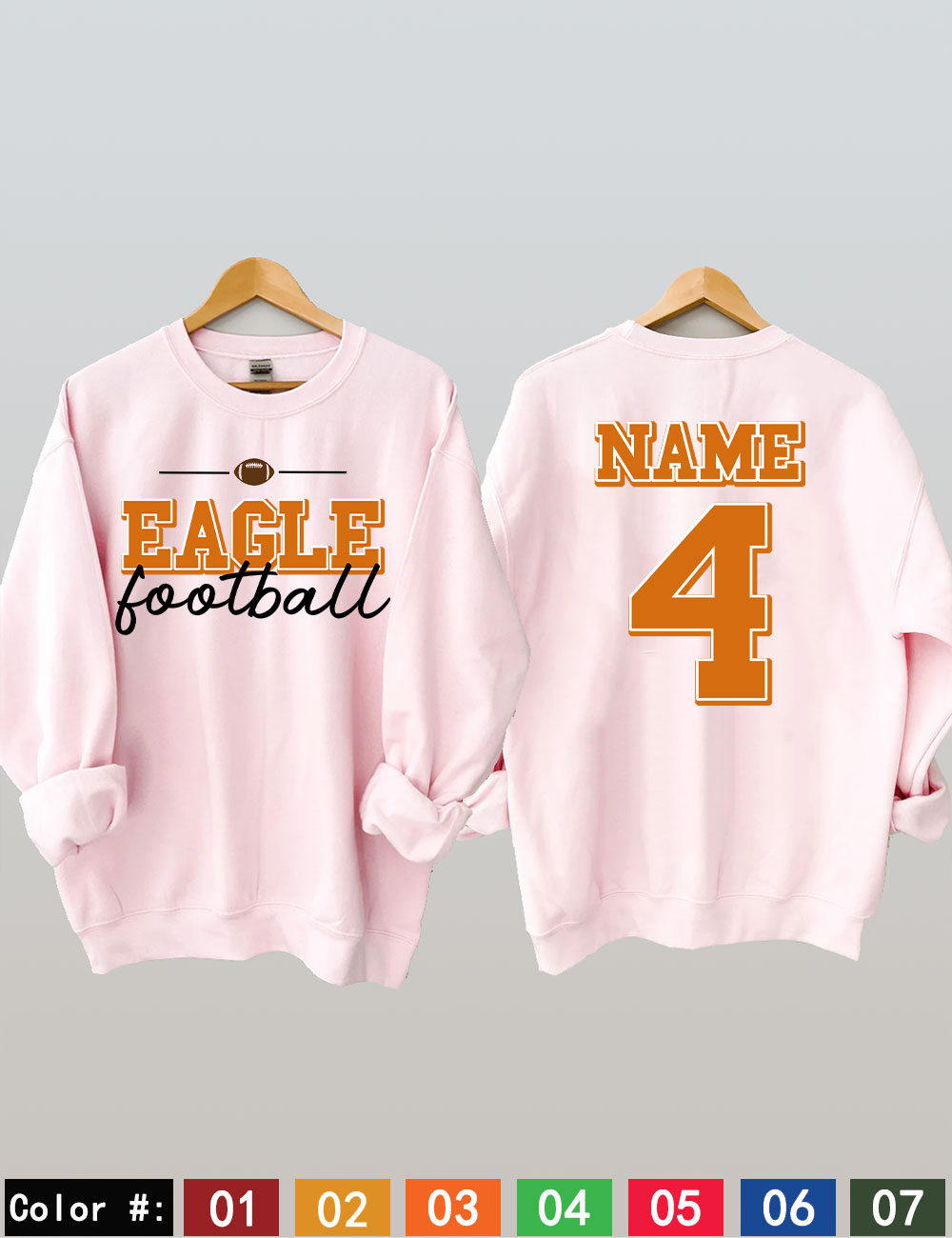 Custom Football Sweatshirt