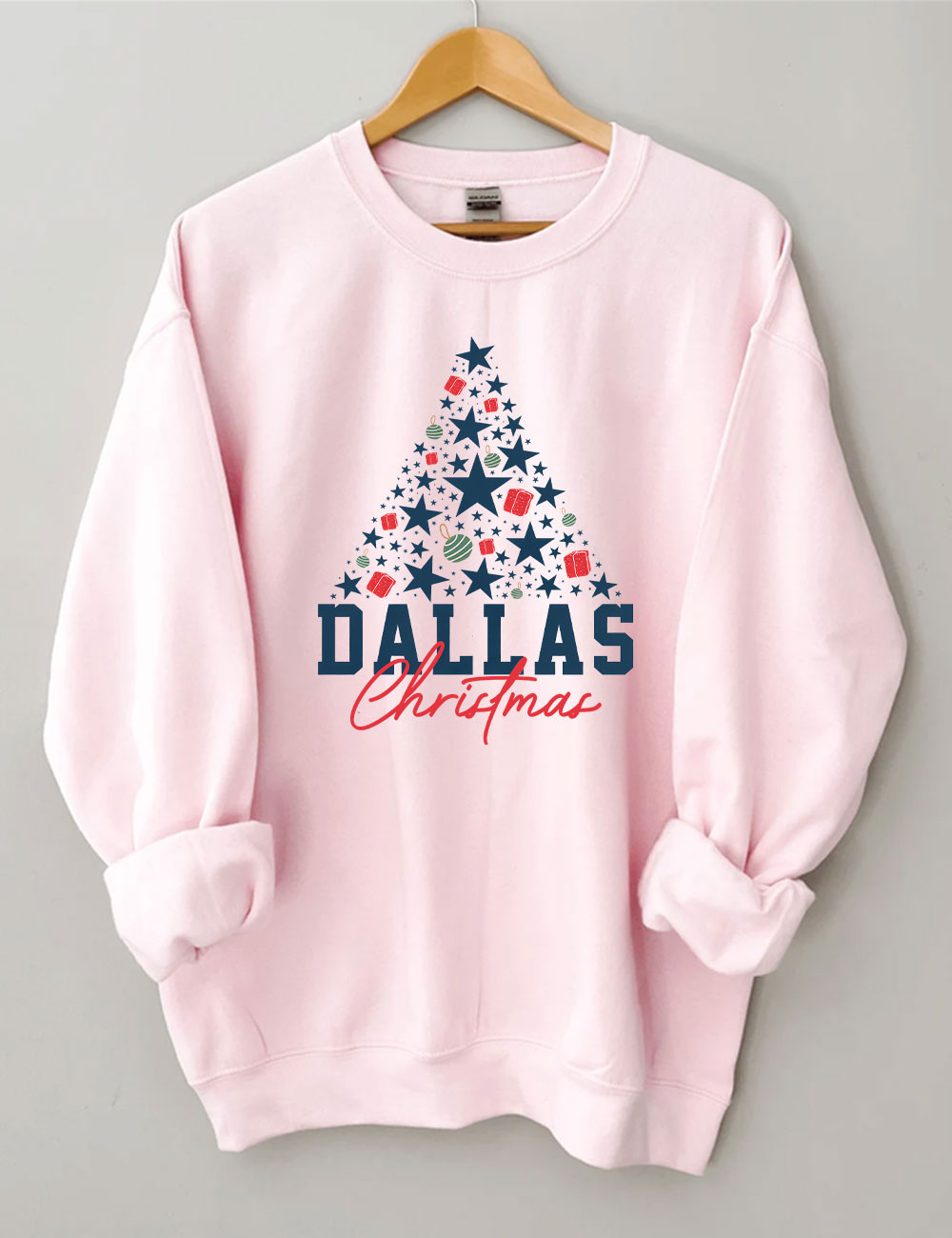 Dallas Cowboys Christmas Tree Football Sweatshirt