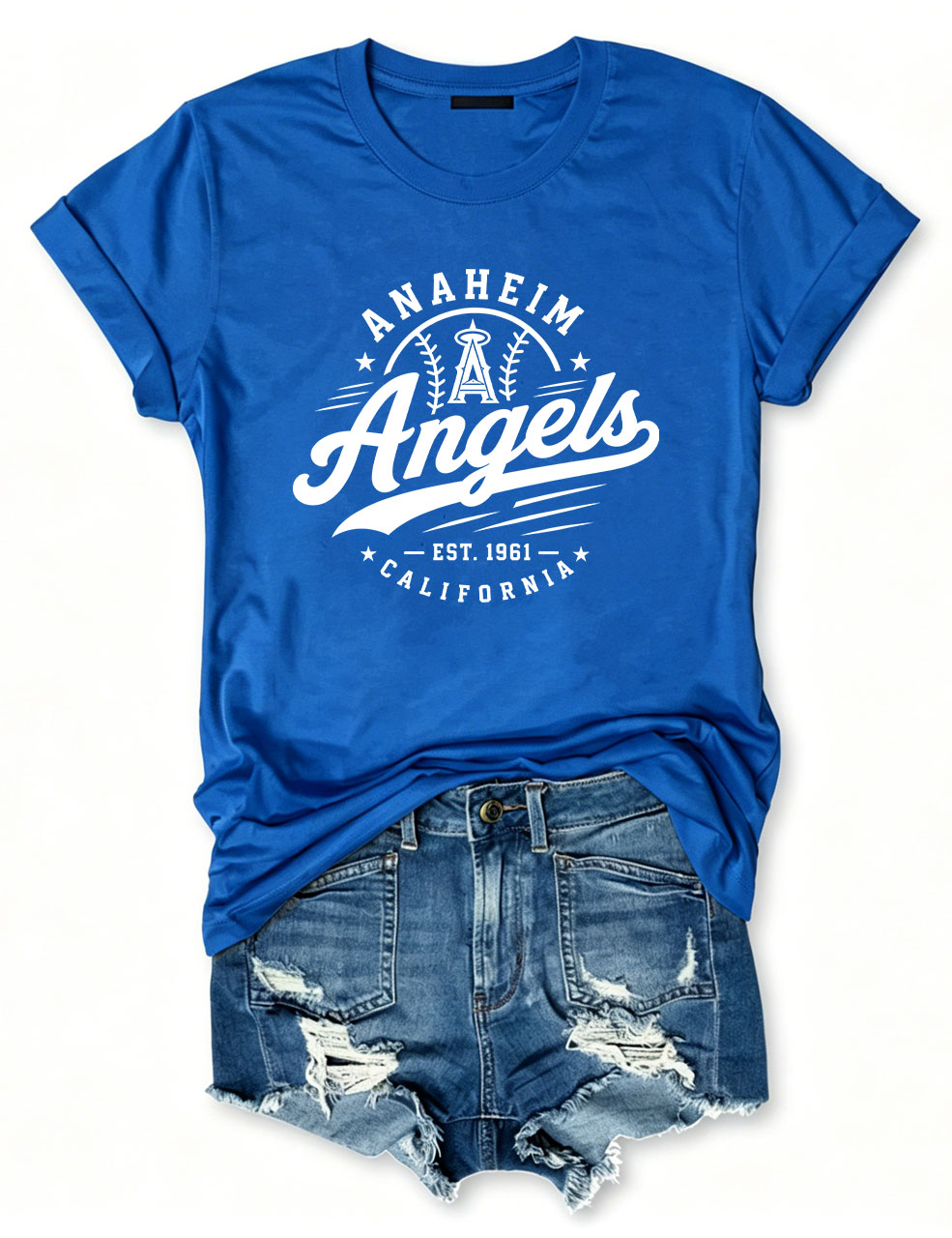 Anaheim AngelsVintage California Baseball T-Shirt
