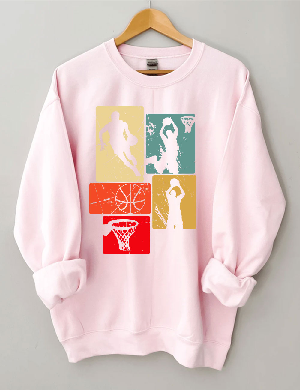 Retro Basketball Sweatshirt