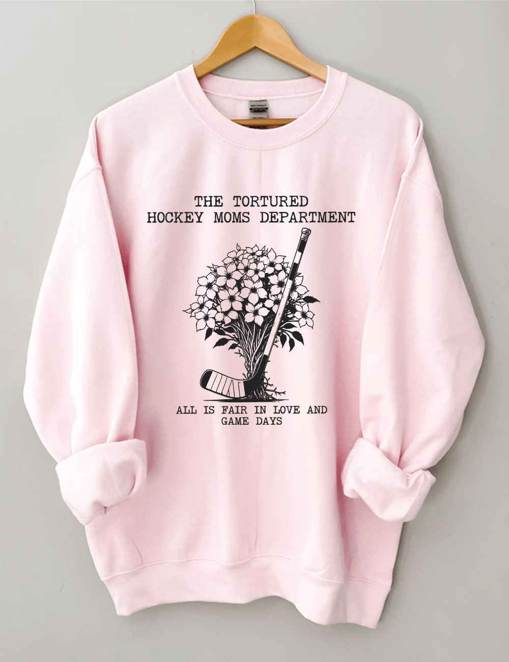 Tortured Hockey Moms Department Sweatshirt