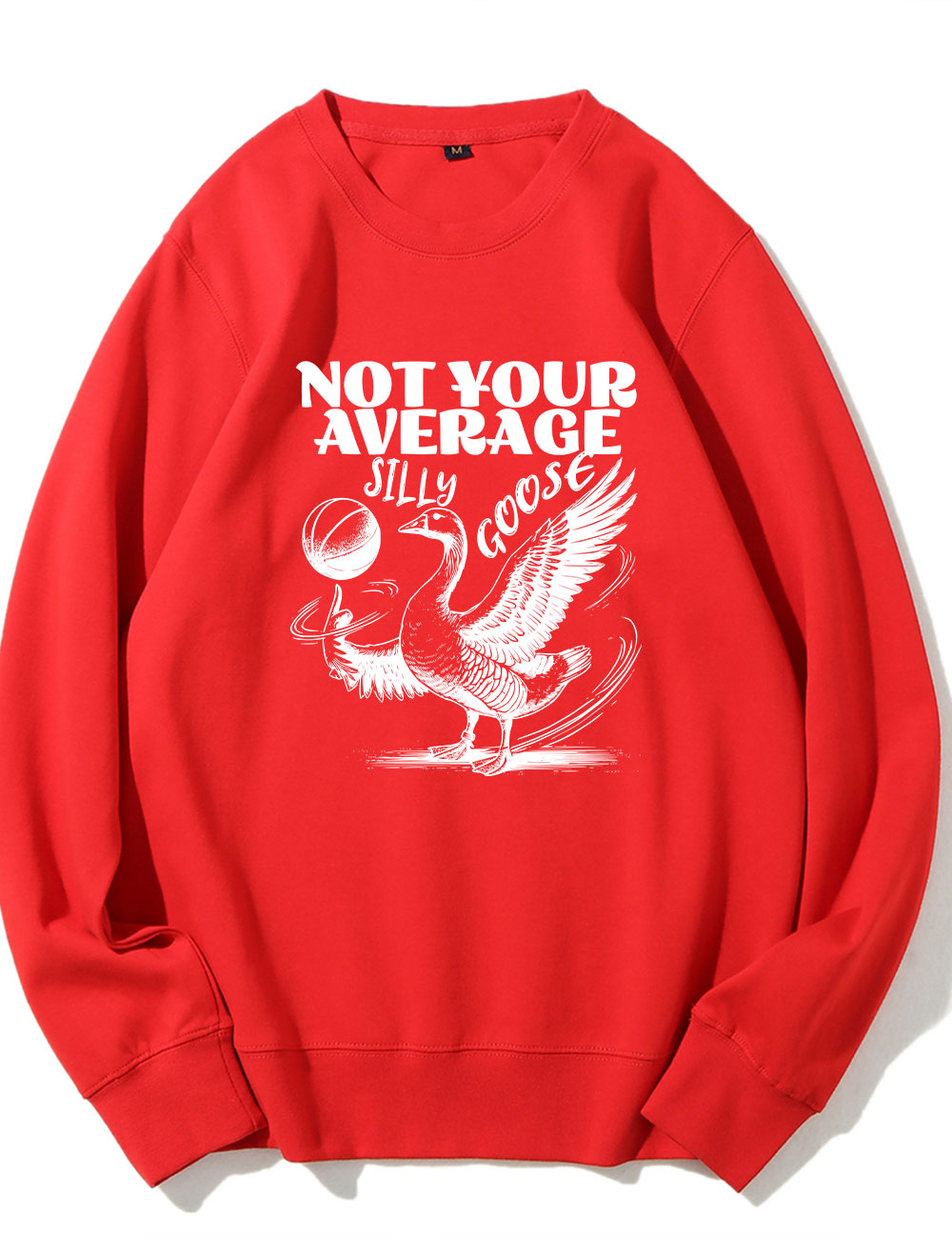 Not Your Average Silly Goose Funny Basketball Sweatshirt