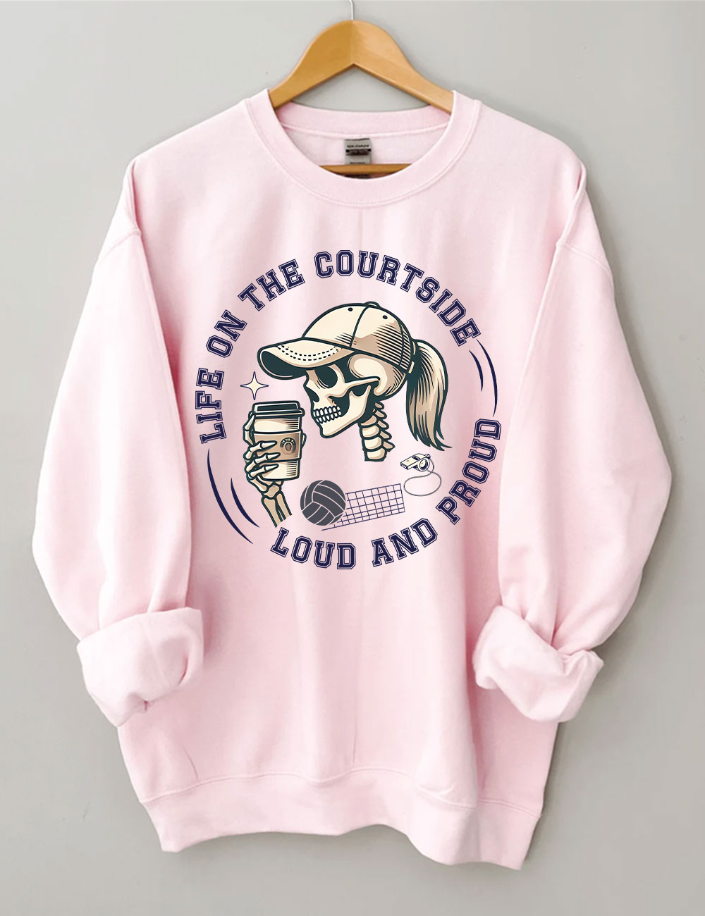 Proud Volleyball Mom Sweatshirt