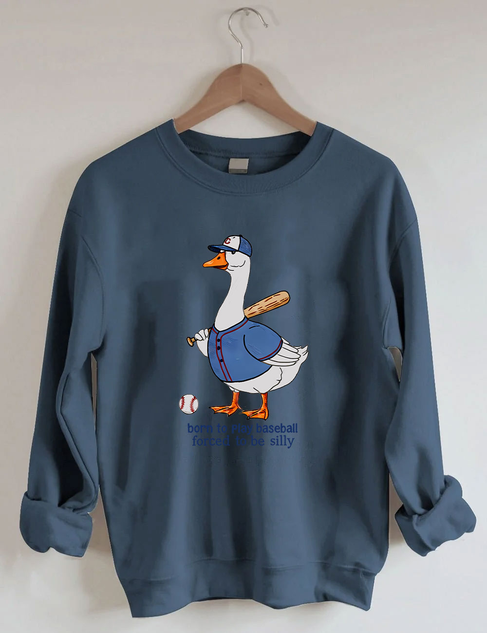 Silly Goose Baseball Sweatshirt
