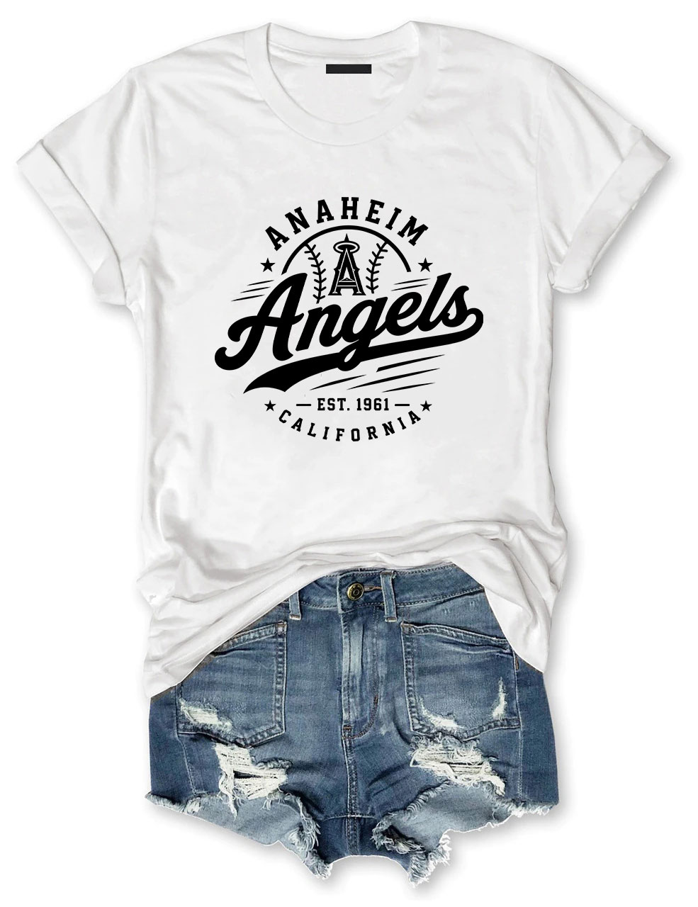 Anaheim AngelsVintage California Baseball T-Shirt